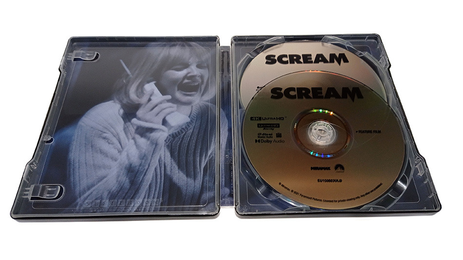 Fotografías del Steelbook de Scream en UHD 4K y Blu-ray 12