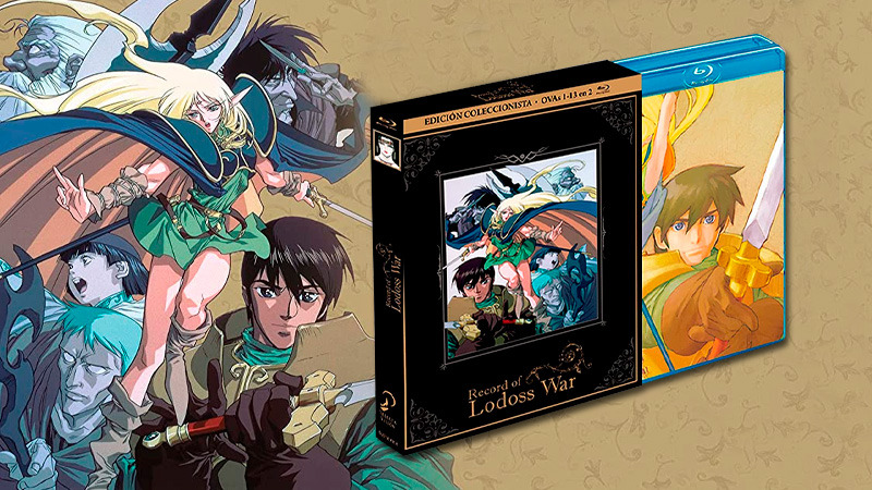 Edición basica de Record of Lodoss War en Blu-ray