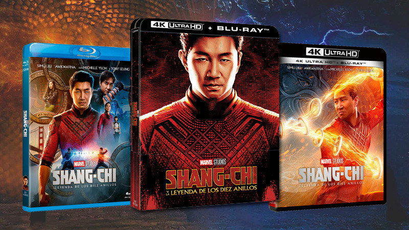 Reservas de Shang-Chi y la Leyenda de los Diez Anillos en Blu-ray, UHD 4K y Steelbook