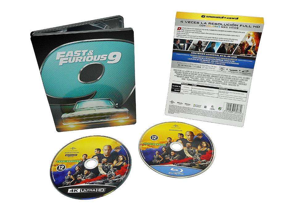 Fotografías del Steelbook de Fast & Furious 9 en UHD 4K y Blu-ray 18