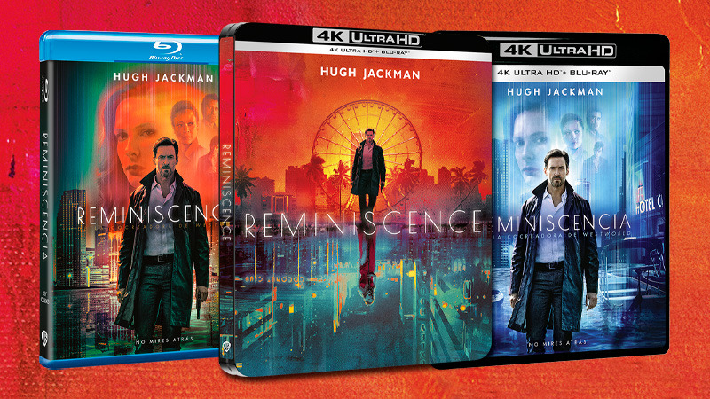 Todos los detalles de Reminiscencia en Blu-ray, UHD 4K y Steelbook