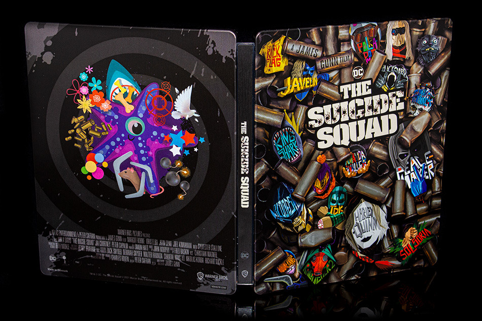 Fotografías del Steelbook de El Escuadrón Suicida en UHD 4K y Blu-ray 11