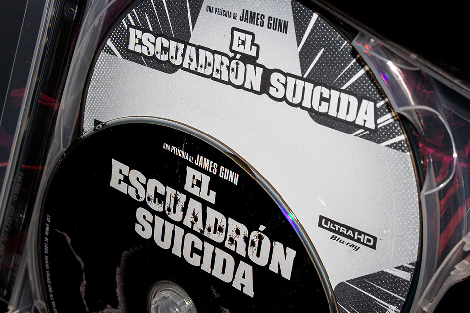 Fotografías del Steelbook de El Escuadrón Suicida en UHD 4K y Blu-ray 12