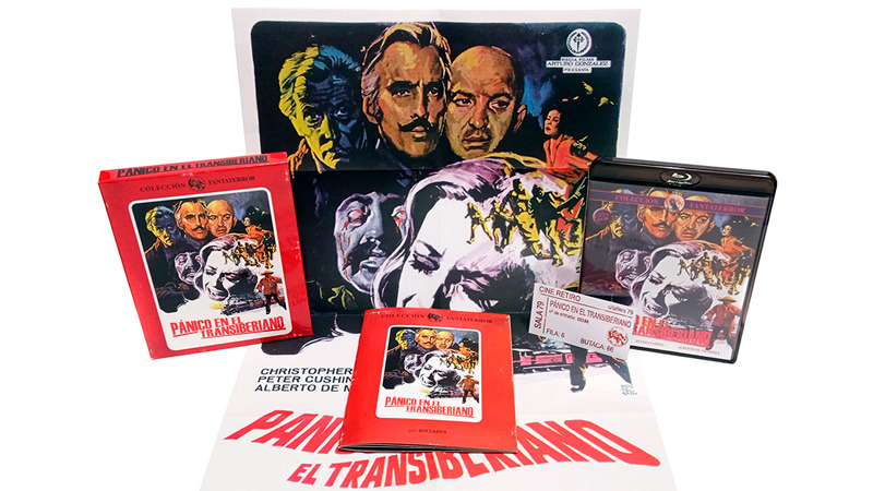 Fotografías de la edición limitada de Pánico en el Transiberiano en Blu-ray