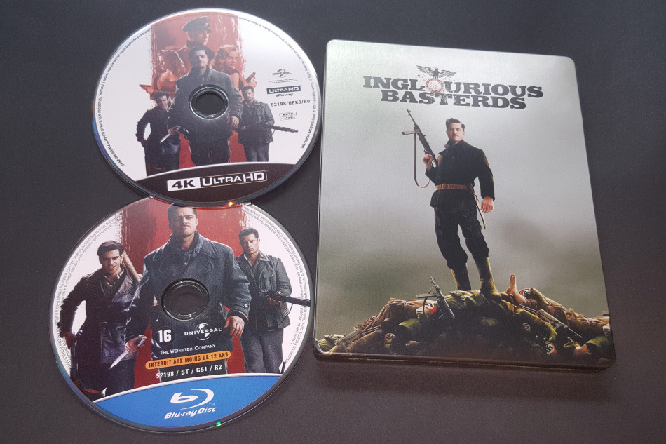 Fotografías del Steelbook de Malditos Bastardos en UHD 4K y Blu-ray 20