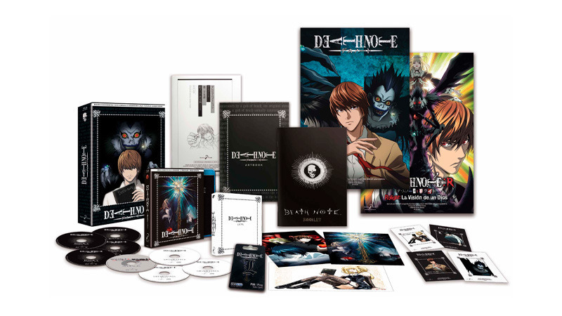 Nueva edición coleccionista tamaño A4 de Death Note en Blu-ray