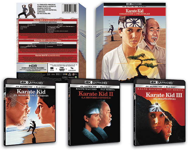 Desvelada la carátula del Ultra HD Blu-ray de Karate Kid - Colección 3 Películas 2