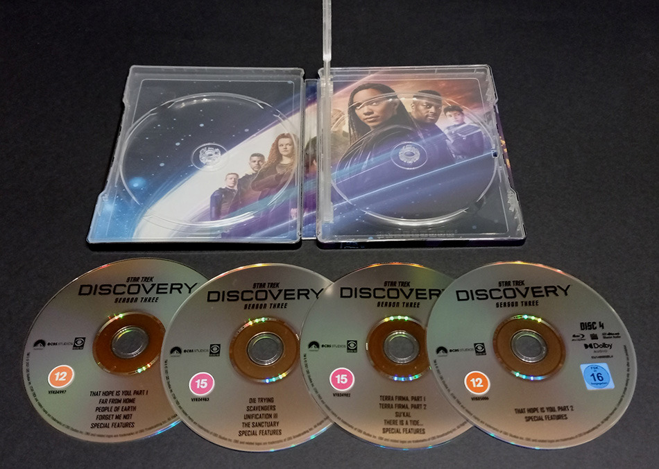 Fotografías del Steelbook de la 3ª temporada de Star Trek: Discovery en Blu-ray 9