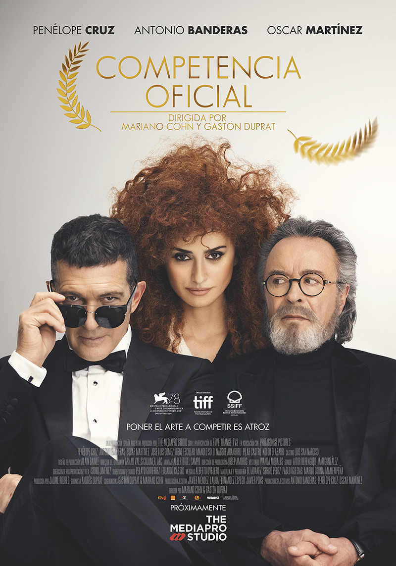 Tráiler de Competencia Oficial, con Penélope Cruz, Antonio Banderas y Oscar Martínez