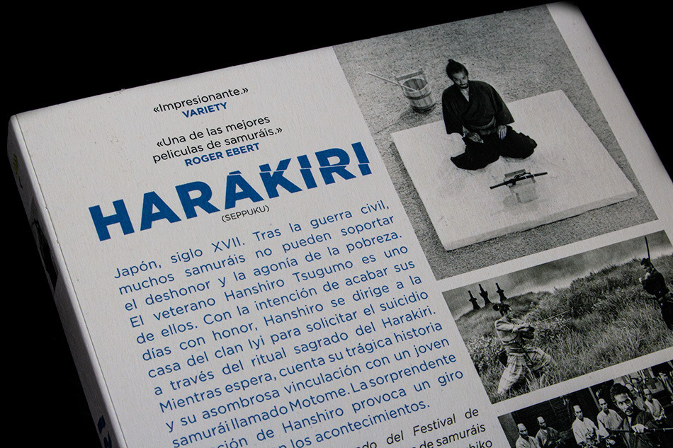 Fotografías del Blu-ray de Harakiri con funda y libreto 7