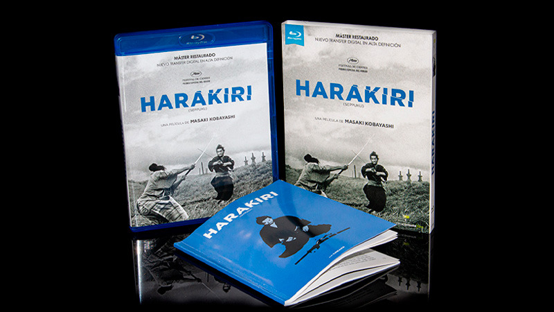 Fotografías del Blu-ray de Harakiri con funda y libreto