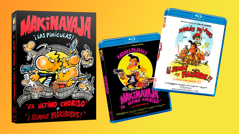 Todos los detalles de las películas de Makinavaja en Blu-ray