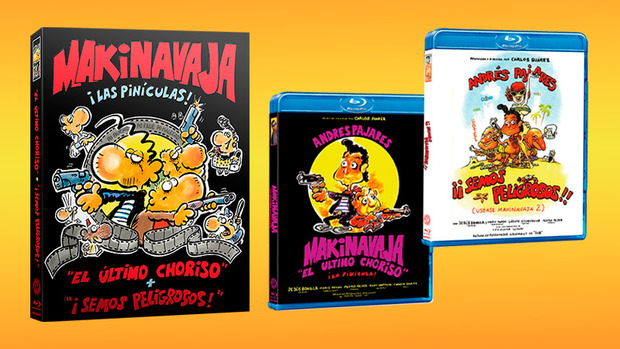 Todos los detalles de las películas de Makinavaja en Blu-ray