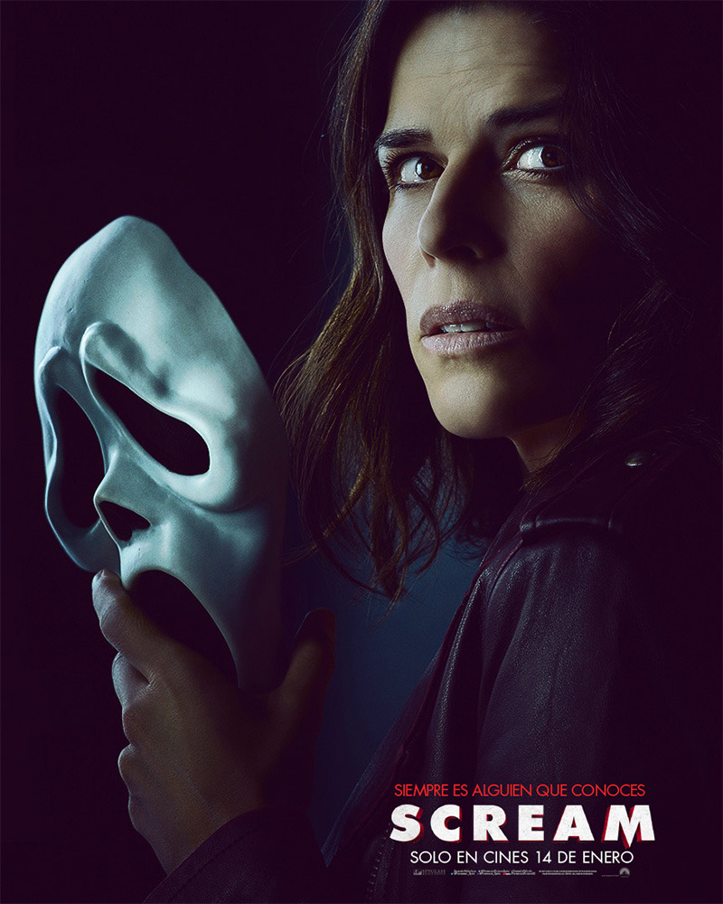 Carteles españoloes de los personajes de Scream