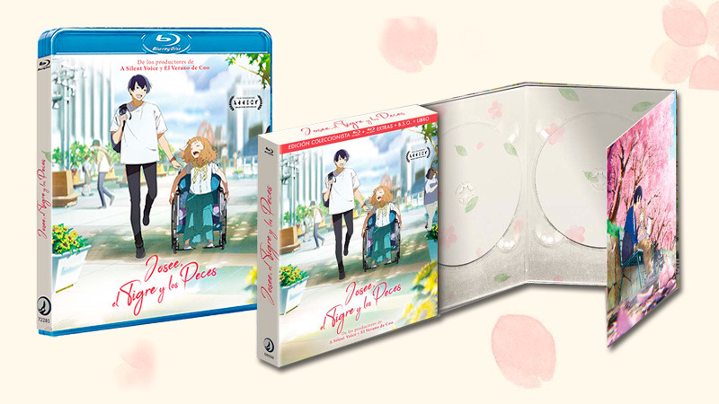 Dos ediciones del anime Josee, el Tigre y los Peces en Blu-ray