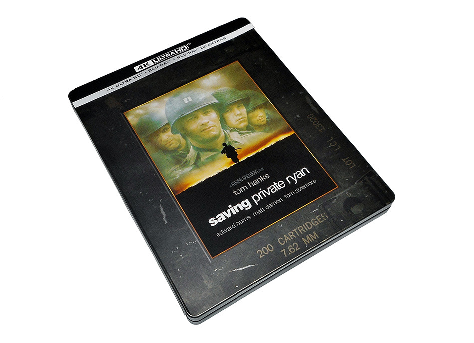 Fotografías del Steelbook de Salvar al Soldado Ryan en UHD 4K y Blu-ray 2