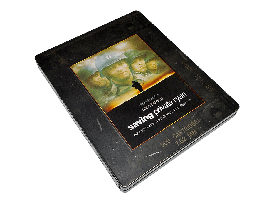 Fotografías del Steelbook de Salvar al Soldado Ryan en UHD 4K y Blu-ray 9