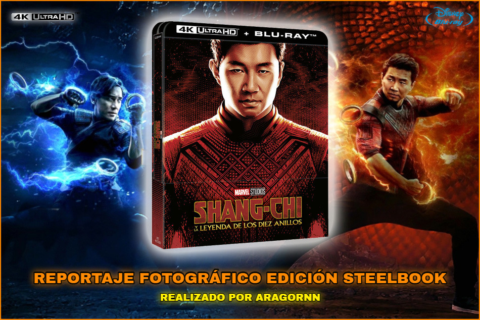 Fotografías del Steelbook de Shang-Chi y la Leyenda de los Diez Anillos en UHD 4K y Blu-ray 1