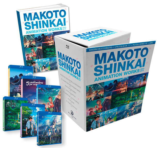 Primeros datos de Makoto Shinkai Animation Works 2002-2019 en Blu-ray 1