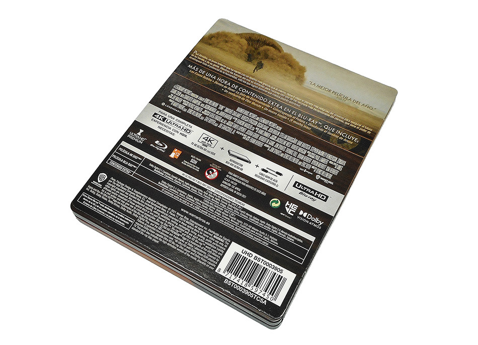 Fotografías del Steelbook de Dune en UHD 4K y Blu-ray 5