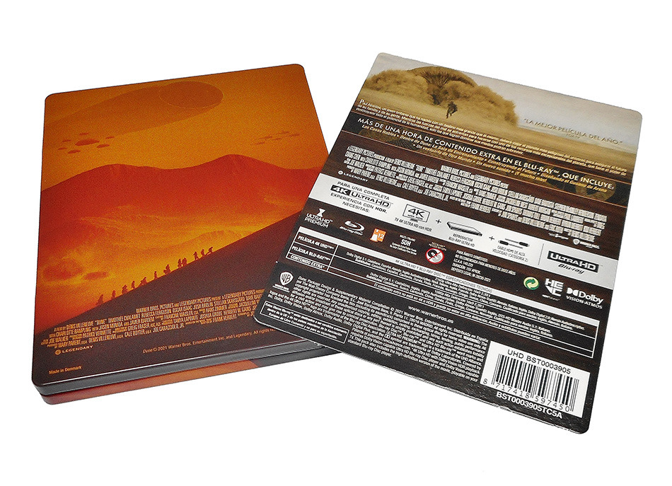 Fotografías del Steelbook de Dune en UHD 4K y Blu-ray 6