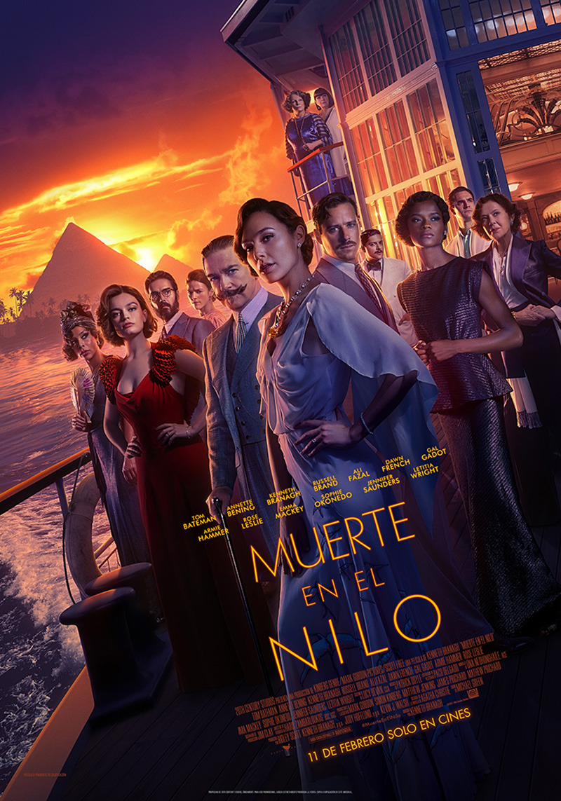 Segundo tráiler de Muerte en el Nilo, dirigida por Kenneth Branagh