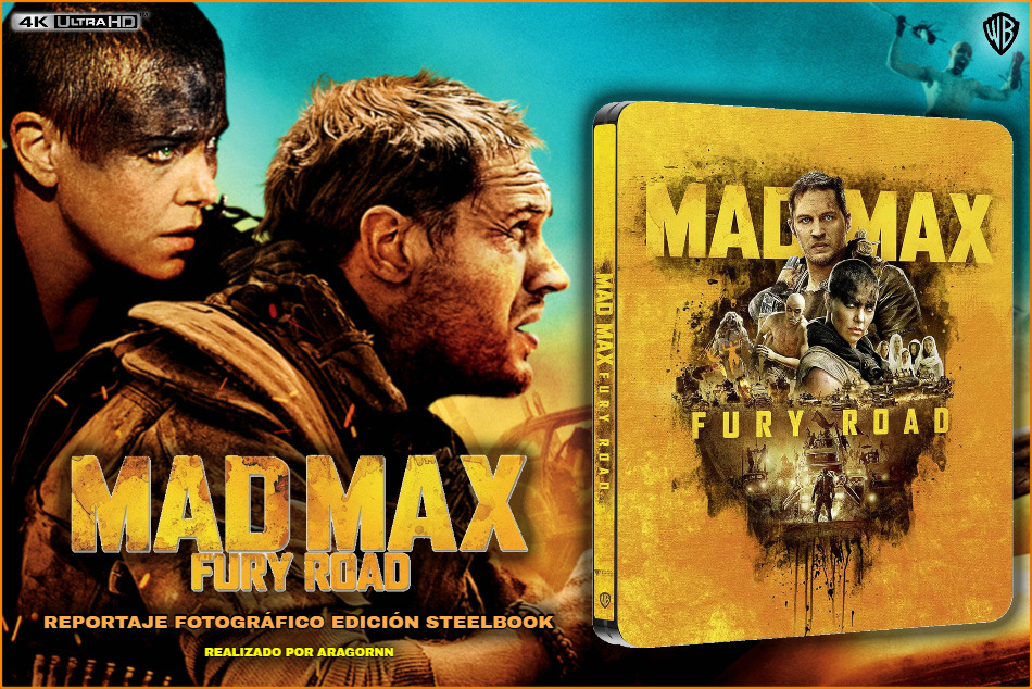 Fotografías del Steelbook de Mad Max: Furia en la Carreter en UHD 4K y Blu-ray 1