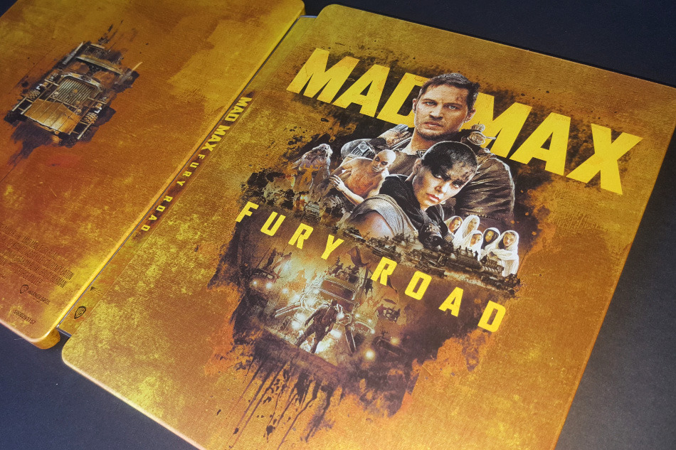 Fotografías del Steelbook de Mad Max: Furia en la Carreter en UHD 4K y Blu-ray 10