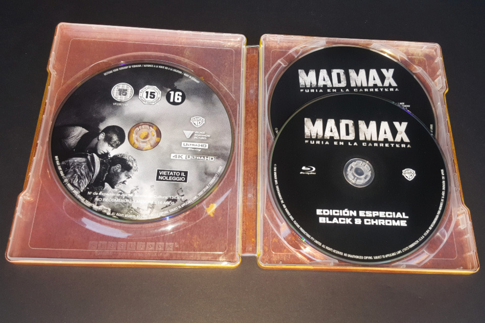 Fotografías del Steelbook de Mad Max: Furia en la Carreter en UHD 4K y Blu-ray 17