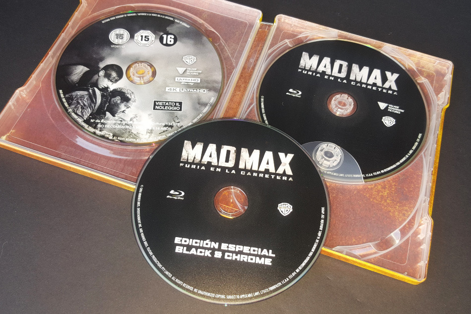 Fotografías del Steelbook de Mad Max: Furia en la Carreter en UHD 4K y Blu-ray 18