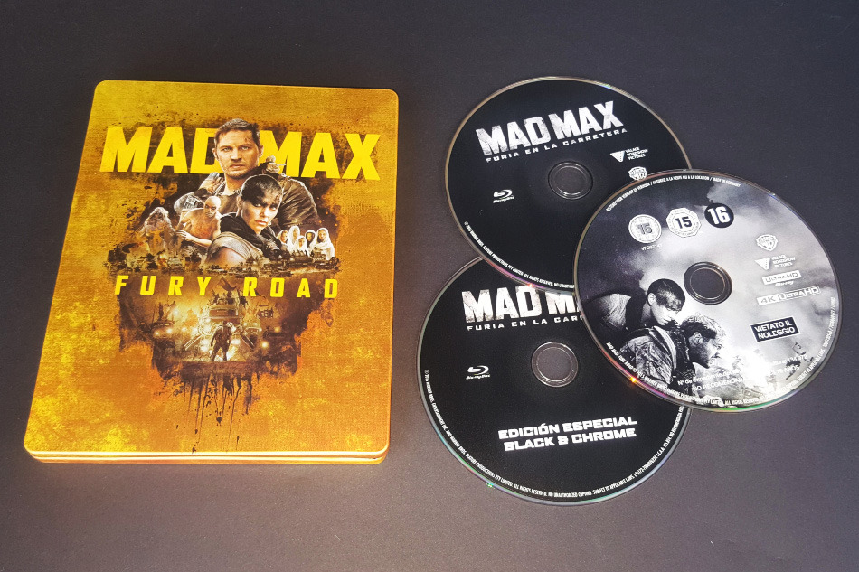Fotografías del Steelbook de Mad Max: Furia en la Carreter en UHD 4K y Blu-ray 22