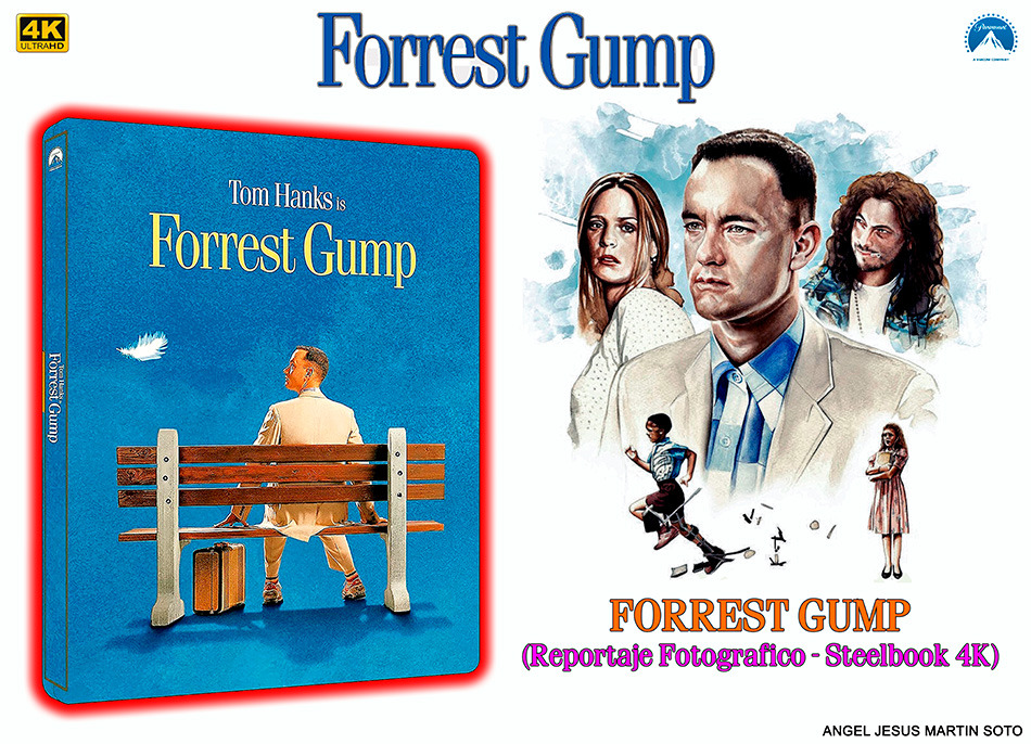 Fotografías del Steelbook de Forrest Gump en UHD 4K y Blu-ray 1