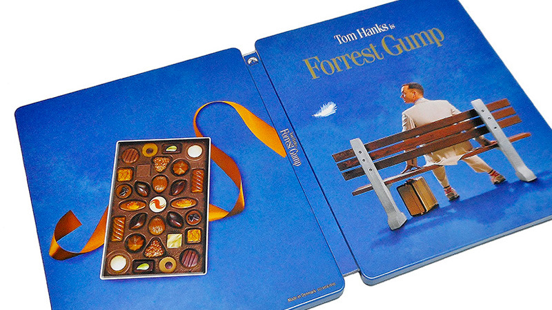 Fotografías del Steelbook de Forrest Gump en UHD 4K y Blu-ray