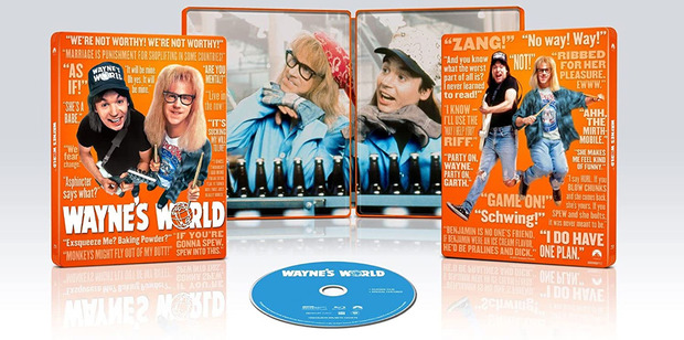 Detalles del Blu-ray de Wayne's World: ¡Qué Desparrame! - Edición Metálica 1