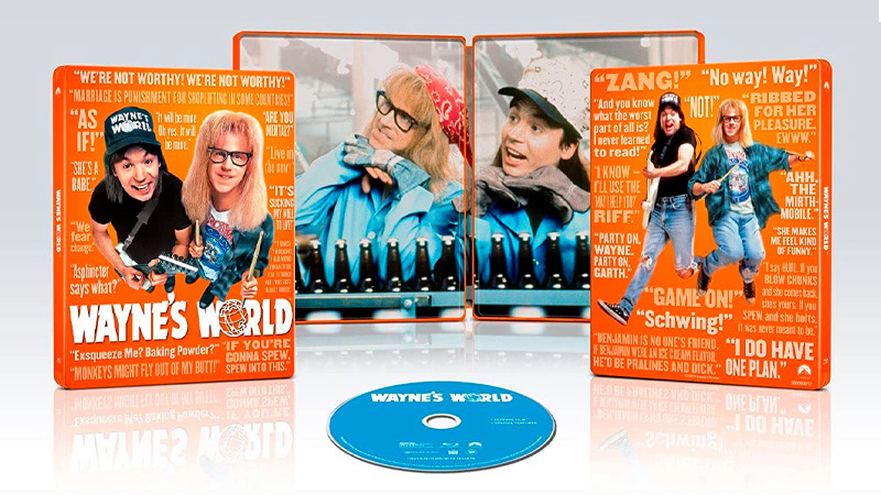 Steelbook de Wayne's World en Blu-ray por su 30º aniversario
