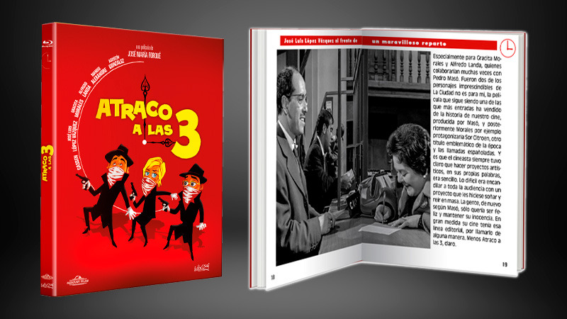 Más detalles de la edición con libreto de Atraco a las 3 en Blu-ray