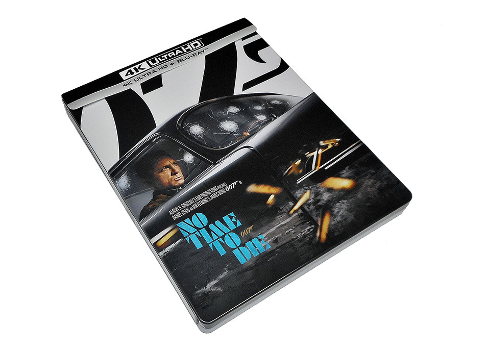 Fotografías del Steelbook de Sin Tiempo para Morir en UHD 4K y Blu-ray 2