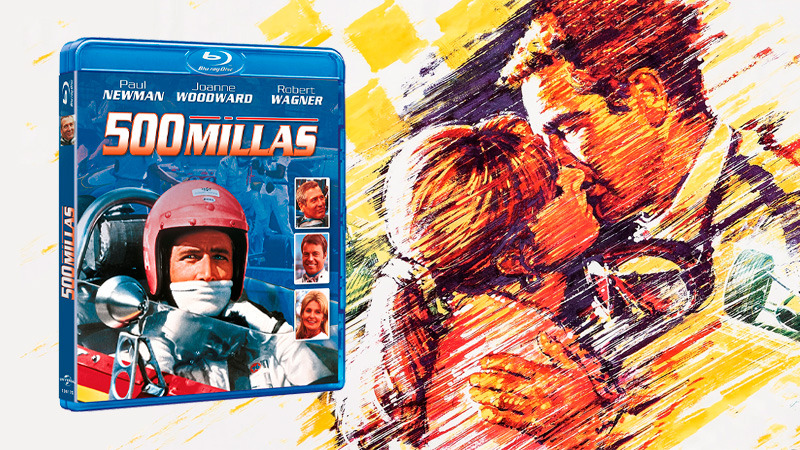 500 Millas en Blu-ray, carreras de coches con Paul Newman