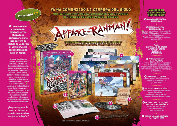 Detalles del Blu-ray de Appare-Ranman! - Serie Completa (Edición Coleccionista)