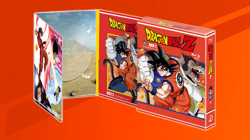 Box 2 de Dragon Ball Z en Blu-ray con los episodios 21 a 40 