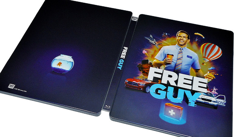 Fotografías del Steelbook de Free Guy en Blu-ray