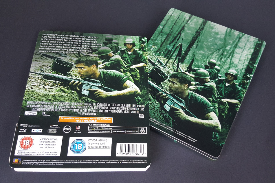 Fotografías del Steelbook de Tigerland en Blu-ray (Reino Unido) 6