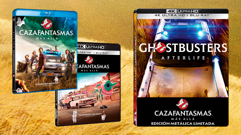 Todos los detalles de Cazafantasmas: Más Allá en Steelbook 4K, Blu-ray y UHD 4K