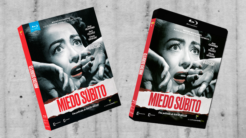 El clásico Miedo Súbito en Blu-ray con funda y caja negra