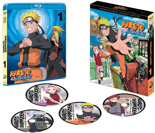 Naruto Shippuden. Colección en Blu-ray. Análisis del Box 1