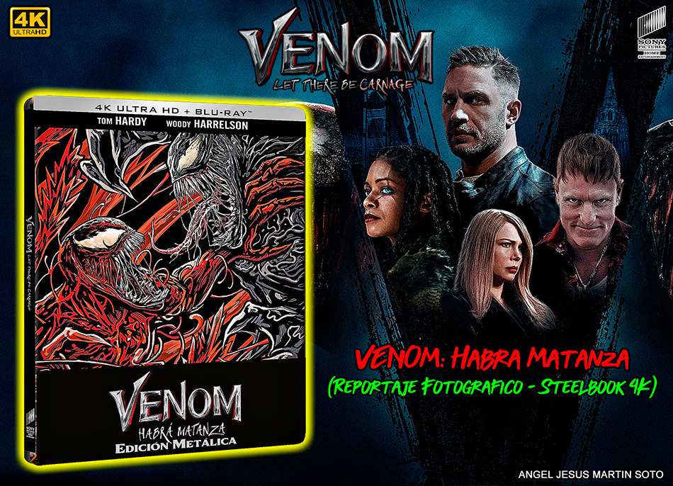 Fotografías del Steelbook de Venom: Habrá Matanza en UHD 4K y Blu-ray 1
