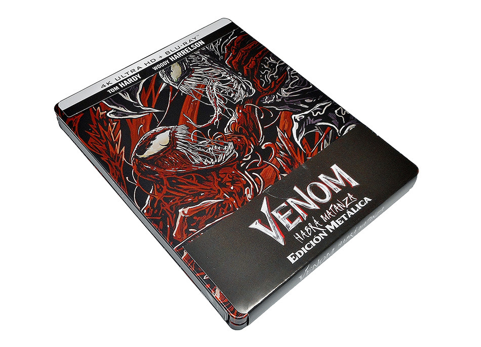 Fotografías del Steelbook de Venom: Habrá Matanza en UHD 4K y Blu-ray 2