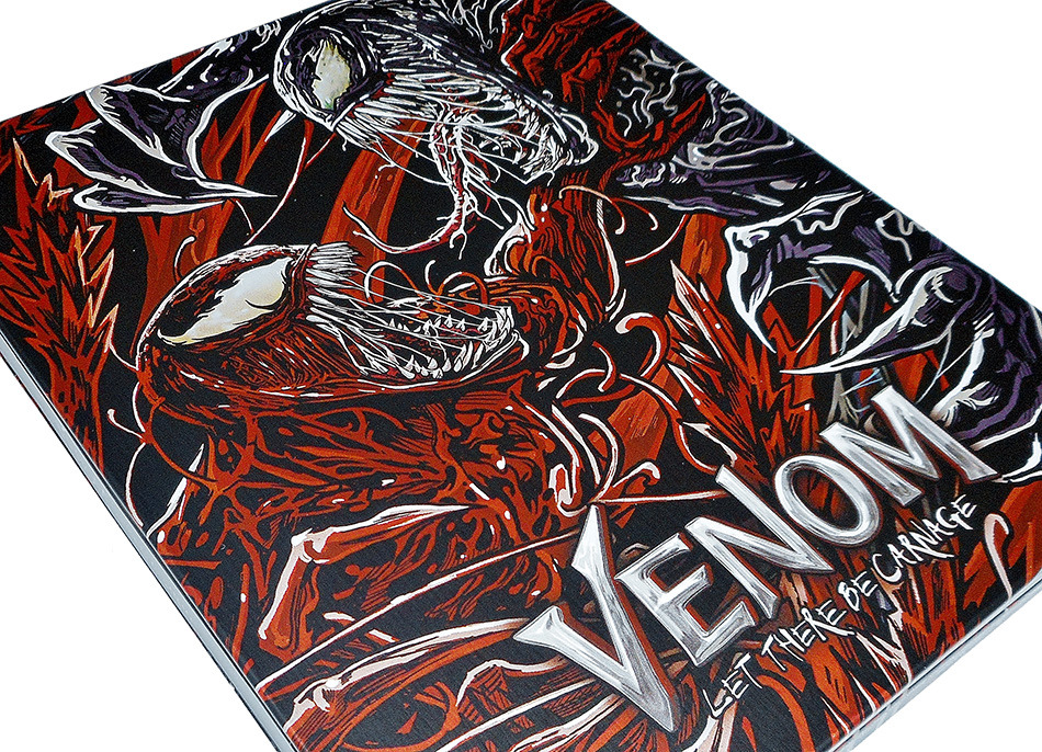 Fotografías del Steelbook de Venom: Habrá Matanza en UHD 4K y Blu-ray 10