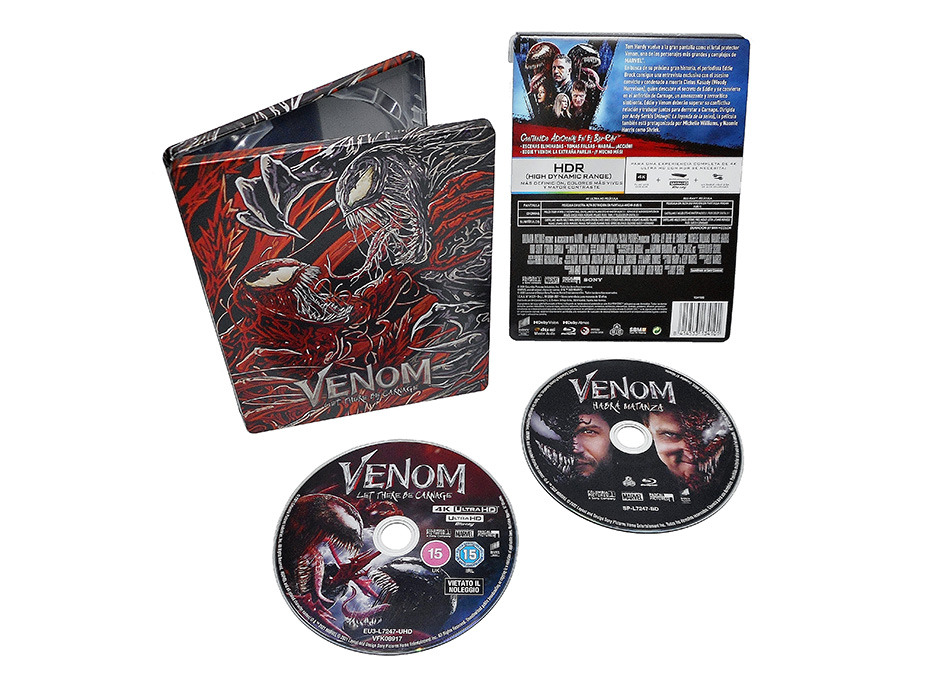 Fotografías del Steelbook de Venom: Habrá Matanza en UHD 4K y Blu-ray 17