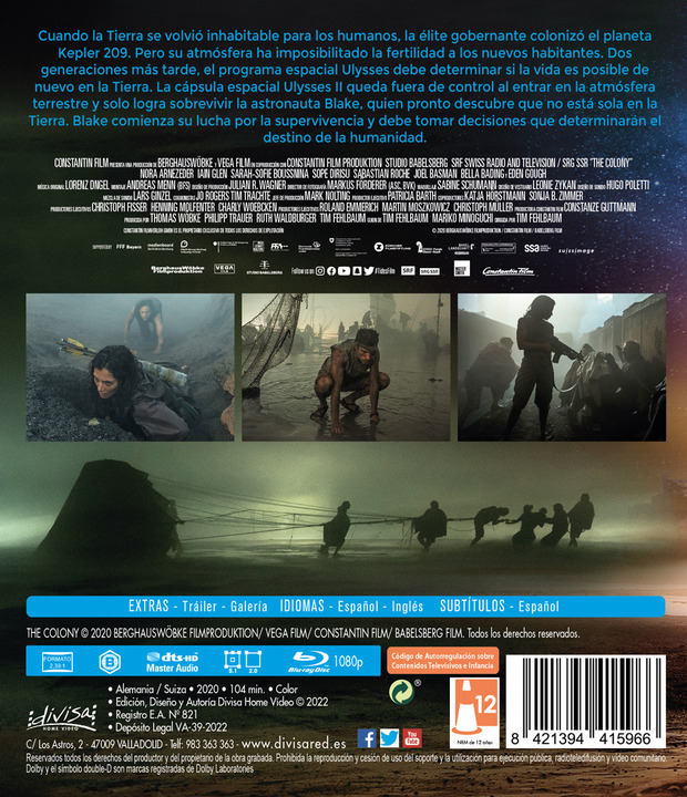 Detalles del Blu-ray de The Colony 2